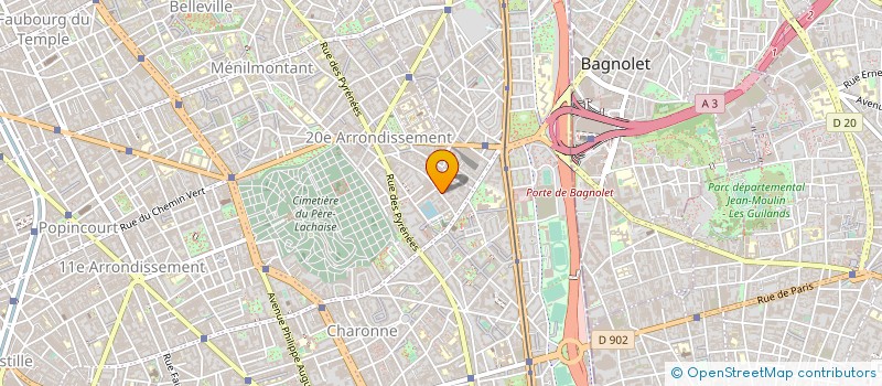 localisation de l'entreprise LES FILMS DU VILLAGE à PARIS