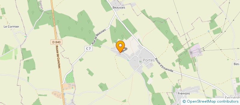 localisation de l'entreprise LES FILMS DU VISAGE  PORTES