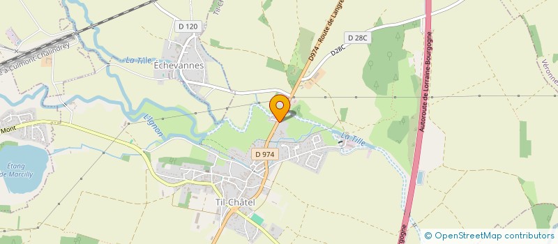 localisation de l'entreprise LES FILMS ETOILES  TIL-CHATEL