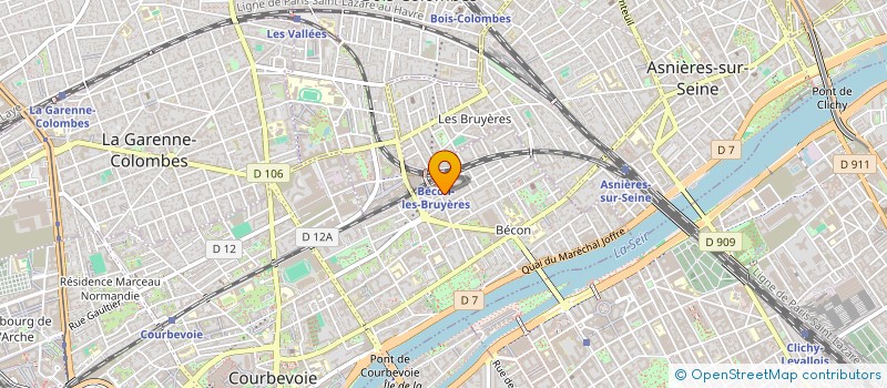 localisation de l'entreprise LES FILMS MISTICE à COURBEVOIE