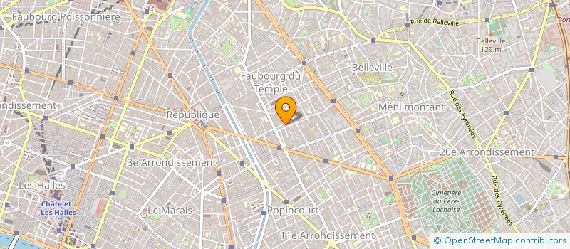 localisation de l'entreprise LES FILMS NOIR  PARIS