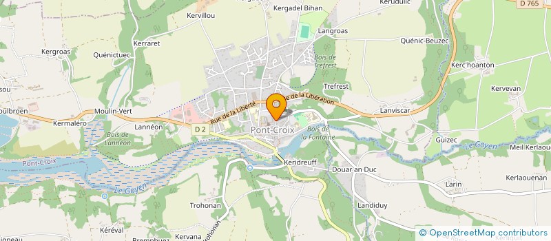 localisation de l'entreprise LES FILMS NORFOLK à PONT-CROIX