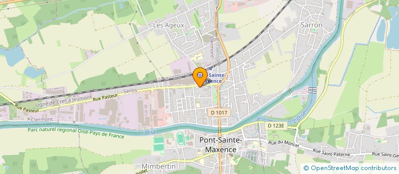 localisation de l'entreprise LES FILMS ONIRIQUES à PONT-SAINTE-MAXENCE