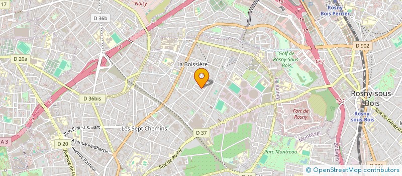 localisation de l'entreprise LES FILMS PAR LA BANDE (SON) à MONTREUIL