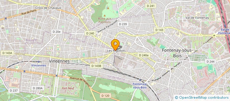 localisation de l'entreprise LES FILMS PROSPERO à FONTENAY-SOUS-BOIS