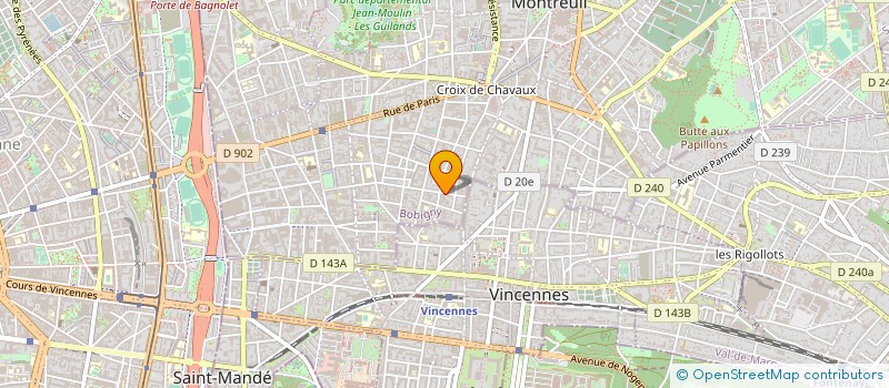 localisation de l'entreprise LES FILMS SINGULIERS SARL à MONTREUIL