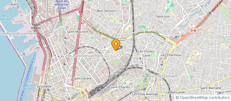 localisation de l'entreprise LES FILMS SUR LA COMETE à MARSEILLE