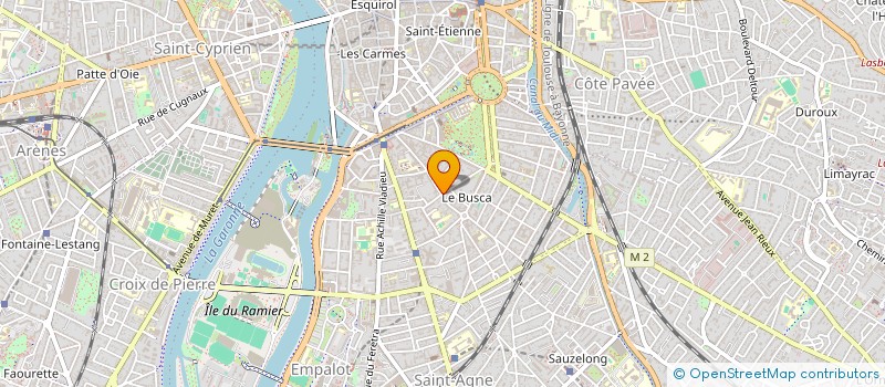localisation de l'entreprise LES FILOCHES  TOULOUSE