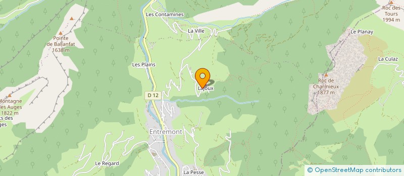 localisation de l'entreprise LES FILOUS  CONTAMINE-SUR-ARVE