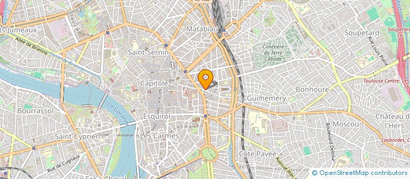 localisation de l'entreprise LES FILOUS SALARIES  TOULOUSE