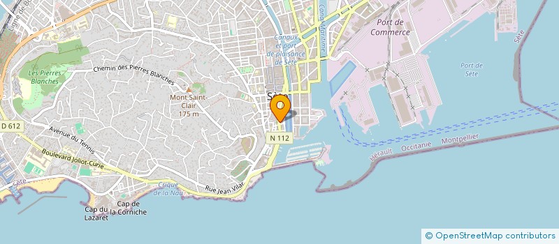 localisation de l'entreprise LES FILS A SETE  SETE