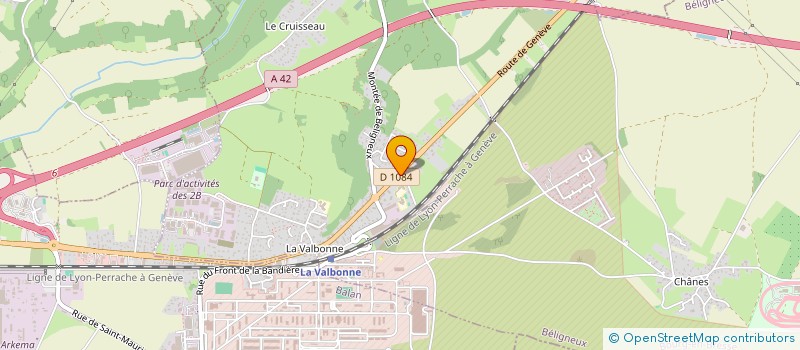 localisation de l'entreprise LES FILS D'APOLLON à BELIGNEUX
