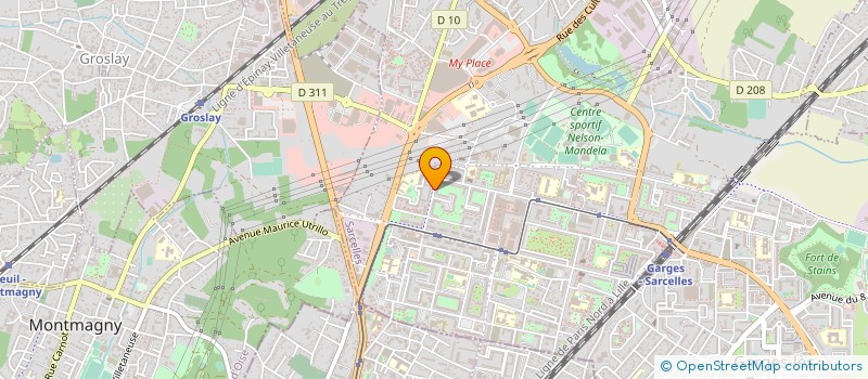 localisation de l'entreprise LES FILS D'ELIE à SARCELLES