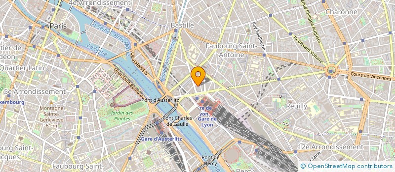 localisation de l'entreprise LES FILS DE  PARIS