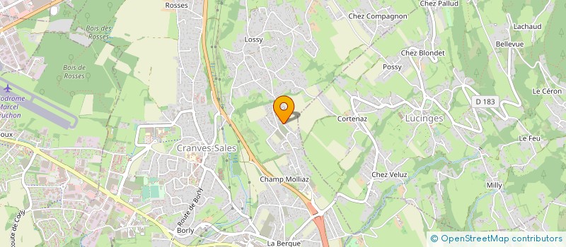 localisation de l'entreprise LES FILS DE A.BRIFFOD à CRANVES-SALES