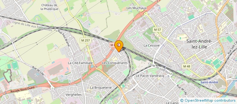 localisation de l'entreprise LES FILS DE CLAUDE SIROT à LAMBERSART