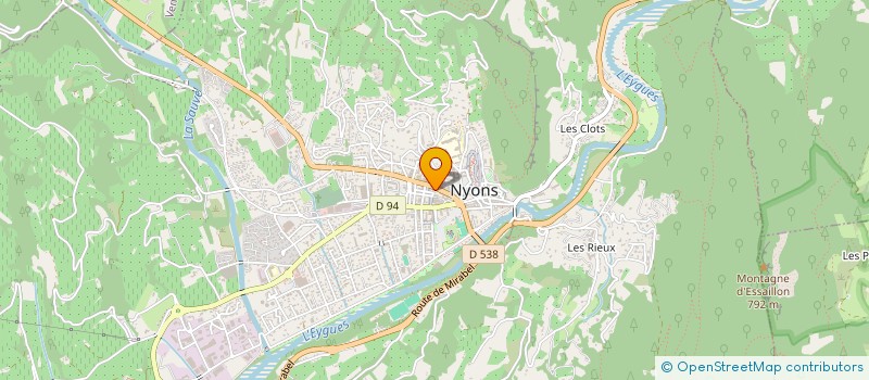 localisation de l'entreprise LES FILS DE F.BARBANSON à NYONS