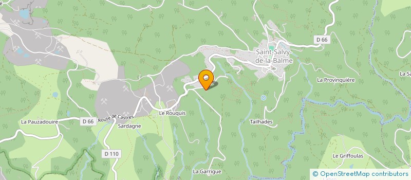 localisation de l'entreprise LES FILS DE GEORGES CABROL à SAINT-SALVY-DE-LA-BALME