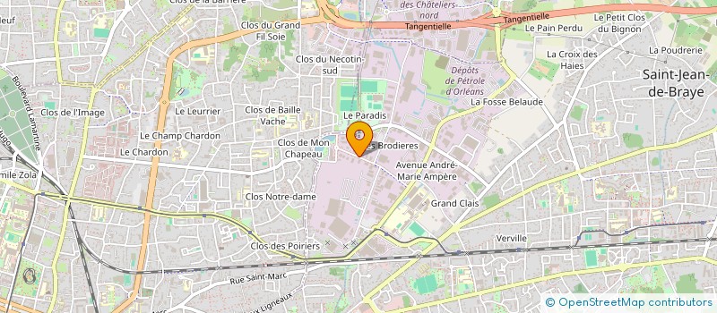 localisation de l'entreprise LES FILS DE LABBE LEPLATRE à SAINT-JEAN-DE-BRAYE