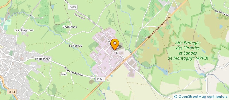 localisation de l'entreprise LES FILS DE LYON à MORNANT