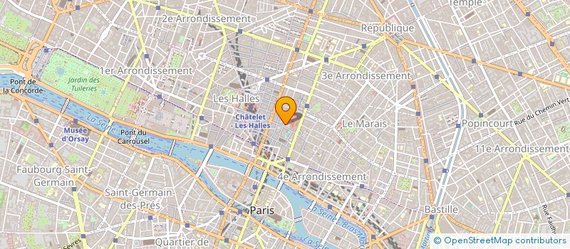 localisation de l'entreprise LES FILS DE MADAME GERAUD  PARIS