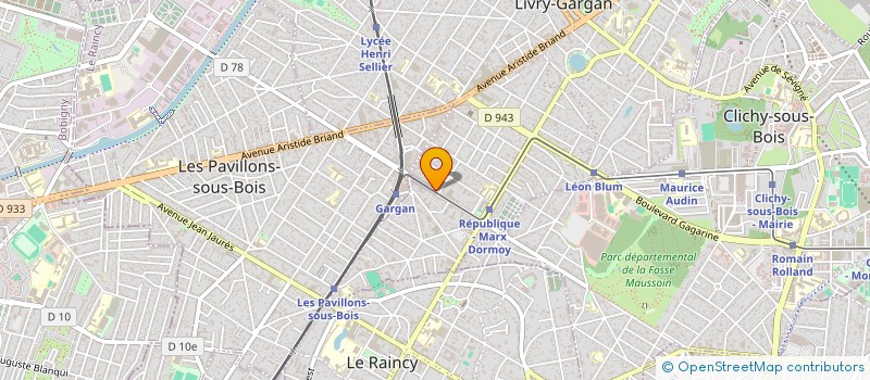 localisation de l'entreprise LES FILS DE MME GERAUD  LIVRY-GARGAN