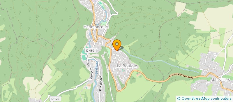 localisation de l'entreprise LES FILS DE PAUL RUEFLIN ET COMPAGNIE à HERIMONCOURT