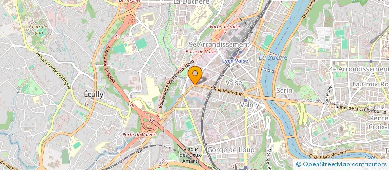 localisation de l'entreprise LES FILS DE STEPHANE ARLIN  LYON