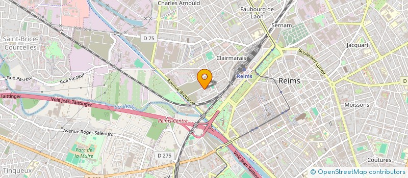 localisation de l'entreprise LES FILS DE VALMY  REIMS