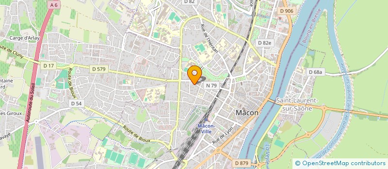 localisation de l'entreprise LES FILS DES TUES, ASSOCIATION DES FILS DES MORTS POUR LA FRANCE DE MACON à MACON