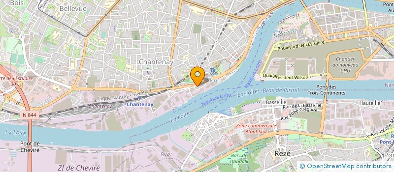 localisation de l'entreprise LES FILS DU BOUCHER à NANTES