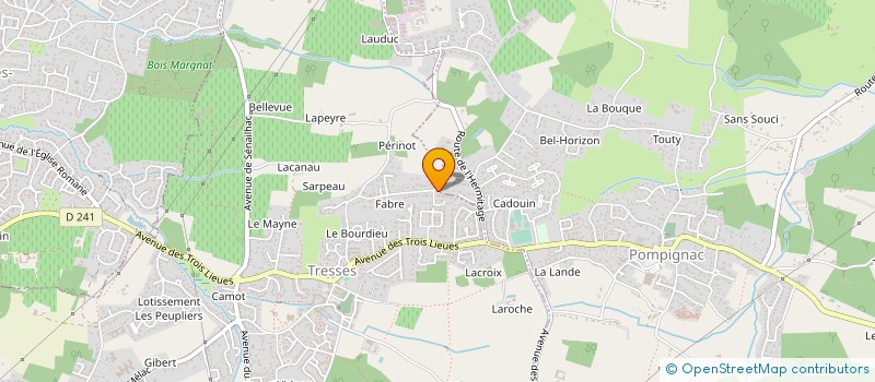 localisation de l'entreprise LES FILS EN LIBERTE  TRESSES