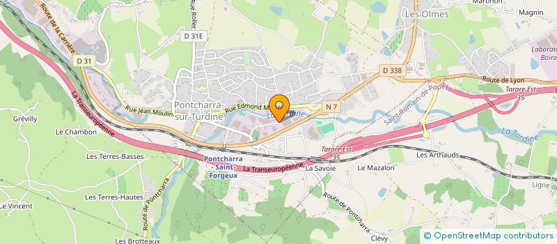 localisation de l'entreprise LES FILS FONSALAS à VINDRY-SUR-TURDINE