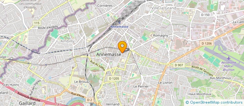localisation de l'entreprise LES FILS NASRINFAR à ANNEMASSE