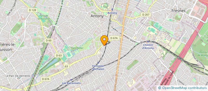 localisation de l'entreprise LES FILS PRODIGUES à ANTONY