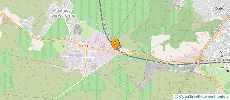 localisation de l'entreprise LES FILS VALVERDE SABLIERE DE L'AUDE à MONTREDON-DES-CORBIERES