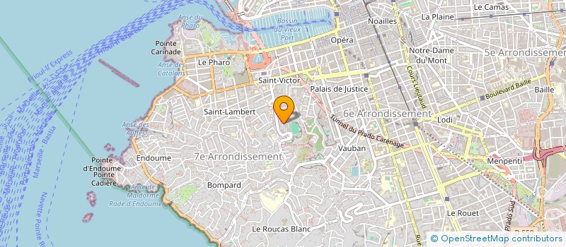 localisation de l'entreprise LES FINES GRAPPES  MARSEILLE