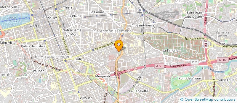 localisation de l'entreprise LES FINES LAMES à MARSEILLE