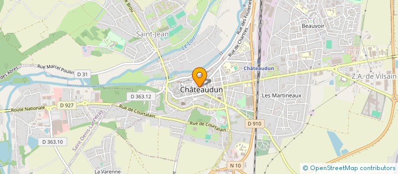 localisation de l'entreprise LES FINES LAMES DUNOISES à CHATEAUDUN
