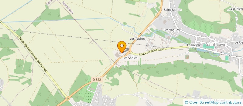 localisation de l'entreprise LES FINITIONS DU BOIS  SAINT-SAVIN