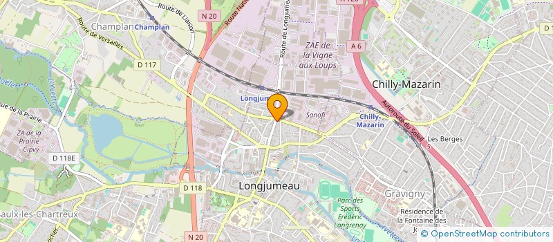 localisation de l'entreprise LES FINS GOURMETS à LONGJUMEAU