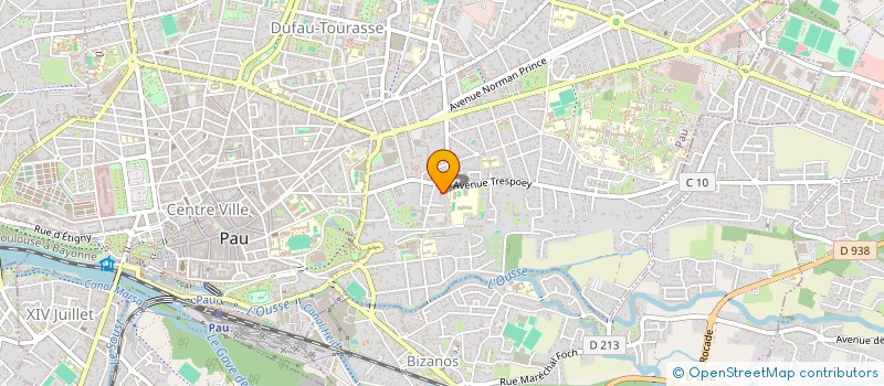 localisation de l'entreprise LES FIORETTI à PAU