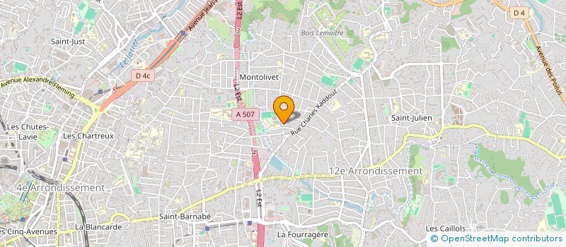 localisation de l'entreprise LES FLACONS DE FJ à MARSEILLE