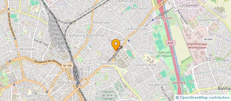 localisation de l'entreprise LES FLAMANDES à TOULOUSE