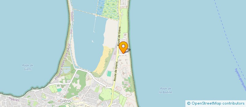 localisation de l'entreprise LES FLAMANTS ROSES à HYERES