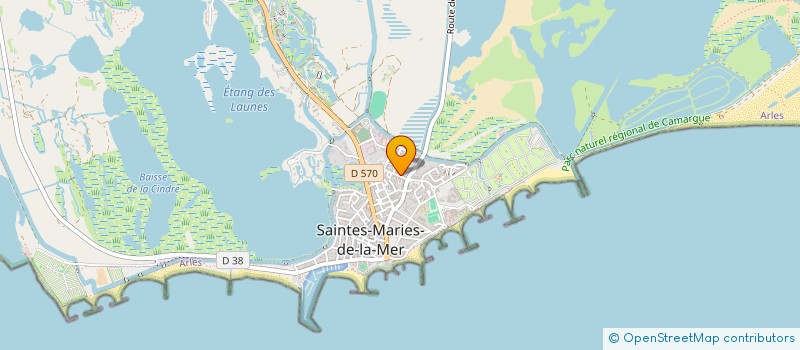 localisation de l'entreprise LES FLAMANTS ROSES VACCARES III  SAINTES-MARIES-DE-LA-MER