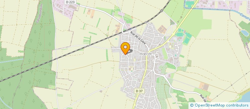 localisation de l'entreprise LES FLAMBEES TRADITION  HRDT