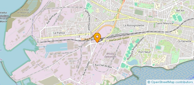 localisation de l'entreprise LES FLAMBOYANTS  LA ROCHELLE