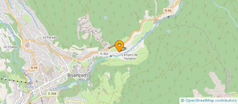localisation de l'entreprise LES FLAMBOYANTS à BRIANCON