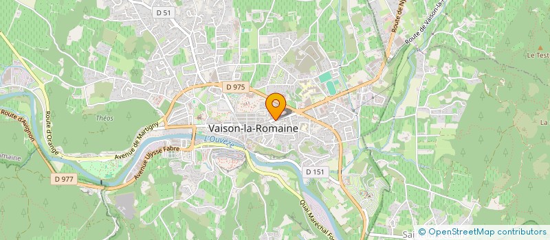 localisation de l'entreprise LES FLAMBOYANTS  VAISON-LA-ROMAINE